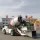 Os misturadores concretos do caminhão do poder diesel dirigem o auto que carrega o misturador concreto