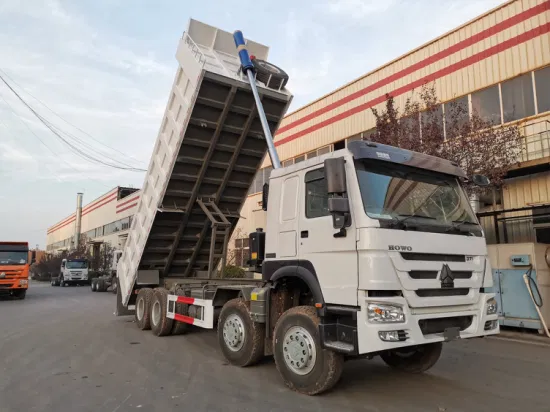 Usado HOWO Shacman 8X4 50t Sands Dumper/basculante/preço de caminhão basculante para mineração/construção