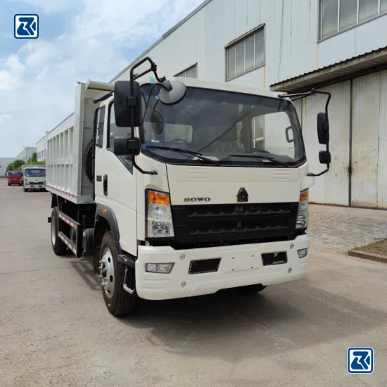 China Sinotruck Cdw/HOWO/Sino 757 4X2 5t ou 10t Basculante/basculante/preço de caminhão basculante para construção/Etiópia/Congo