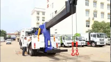 A recuperação de Sinotruk HOWO transporta 14 rodas 25t 40t caminhão de reboque